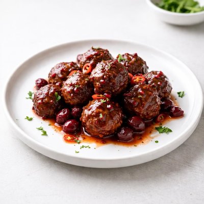 Image of Picante Cranberry Meatballs