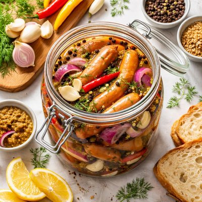 Image of Pickled Hot Dogs or Sausages