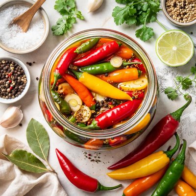 Image of Pickled Hot Peppers