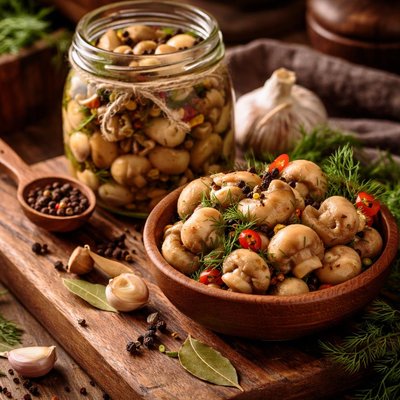 Image of Pickled Mushrooms