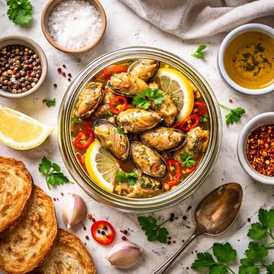 Image of Pickled Oysters or Mussels