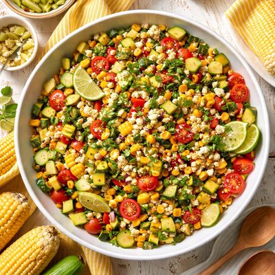 Image of Picnic Corn Zucchini Salad