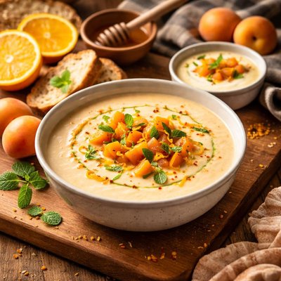 Image of Picnic Orange Apricot Yogurt Soup
