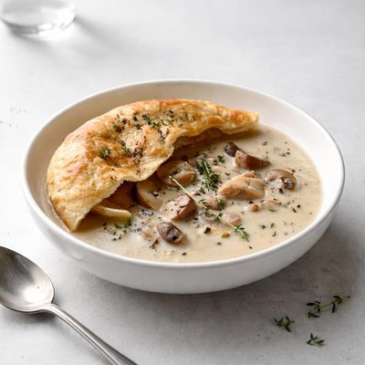 Image of Pie Crust Mushroom Soup