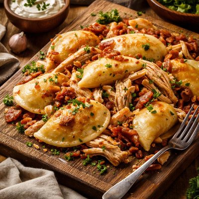 Image of Pierogi Chicken Supper