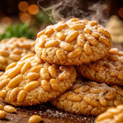 Image of Pignoli Cookies Italian Pine Nut Cookies