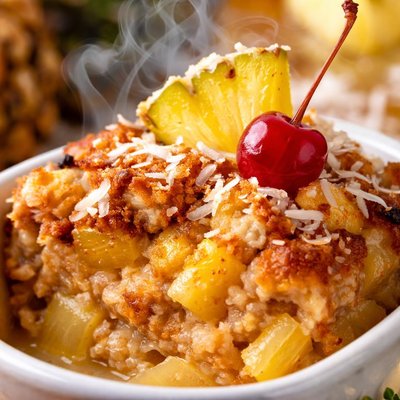 Image of Pina Colada Bread Pudding