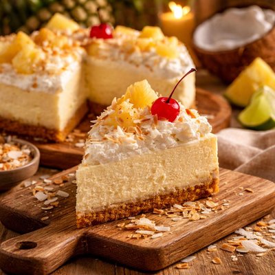Image of Pina Colada Cheesecake