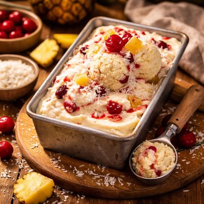 Image of Pina Colada Cherry Lite Ice Cream