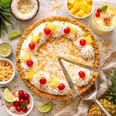 Image of Pina Colada Cream Pie