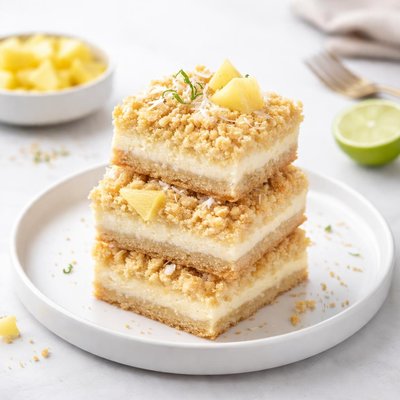 Image of Pina Colada Crumb Bars
