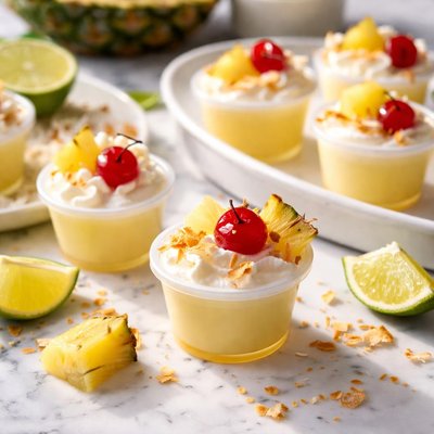 Image of Pina Colada Jell O Shots