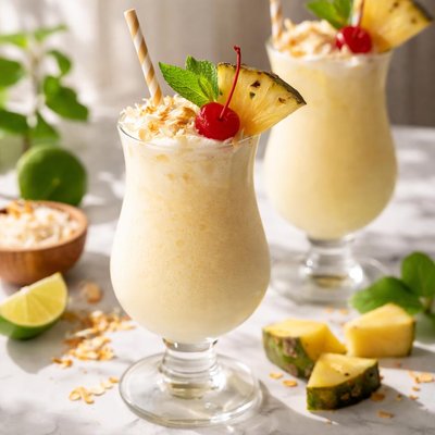 Image of Pina Colada Slush for Grownups