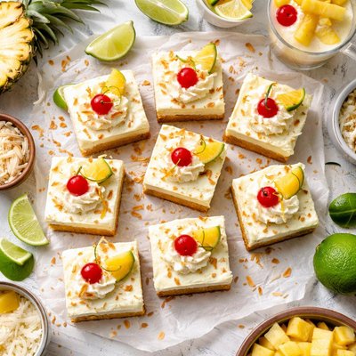 Image of Pina Colada Squares