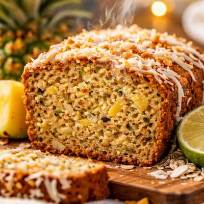 Image of Pina Colada Zucchini Bread