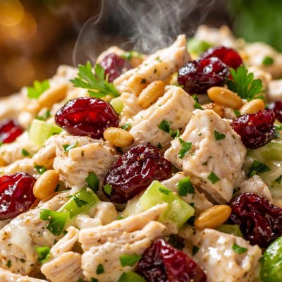 Image of Pine Nut and Cranberry Picnic Chicken Salad