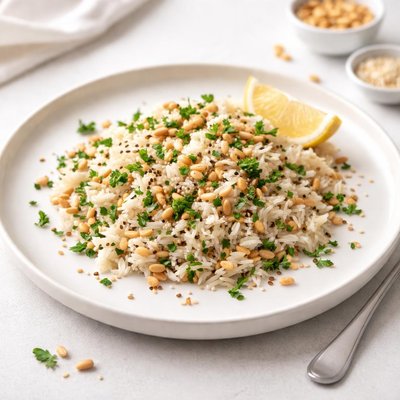 Image of Pine Nut and Sesame Pilaf Armenia