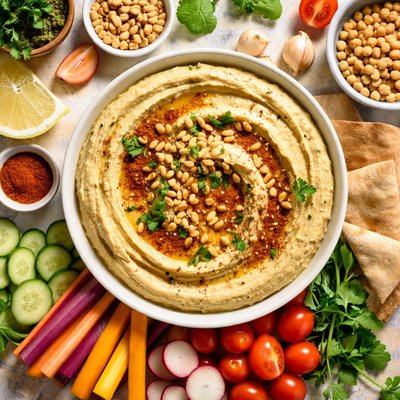 Image of Hummus de Piñones Alto en Proteínas
