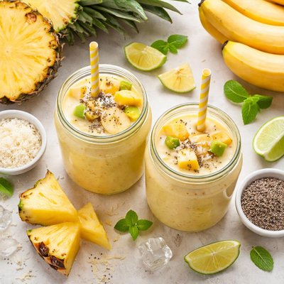 Image of Pineapple and Banana Smoothie