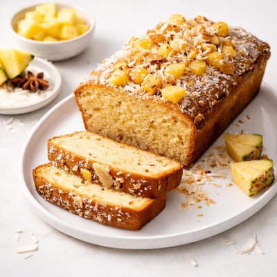 Image of Pineapple and Coconut Bread Loaf