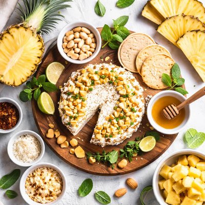 Image of Pineapple and Macadamia Cheese