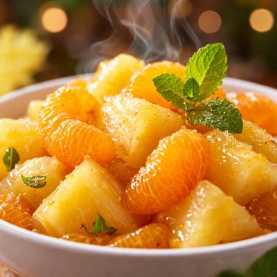 Image of Pineapple and Mandarin Orange Dessert
