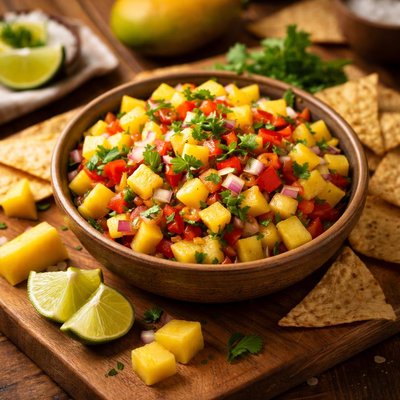 Image of Pineapple and Mango Salsa