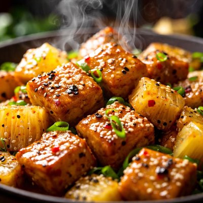 Image of Pineapple and Sesame Tofu