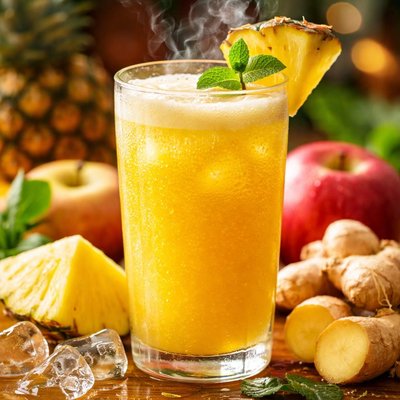 Image of Pineapple Apple Ginger Juice