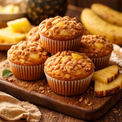 Image of Pineapple Banana Muffins