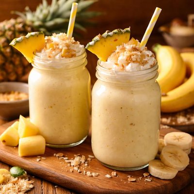 Image of Pineapple Banana Shakes