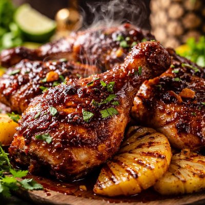 Image of Pineapple Bbq Chicken Quarters