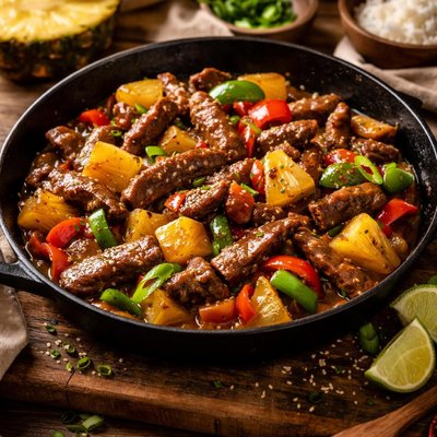 Image of Pineapple Beef Stir Fry