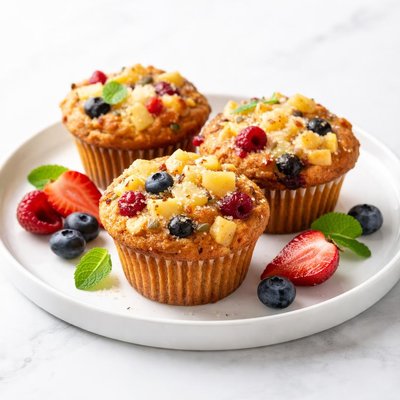 Image of Pineapple Berry Make Um Your Way Muffins