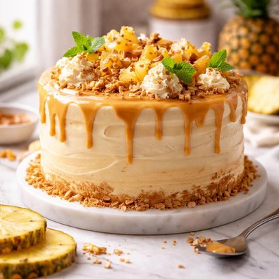 Image of Pineapple Butterscotch Cake