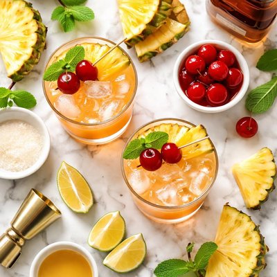 Image of Pineapple Cherry Amaretto Sour