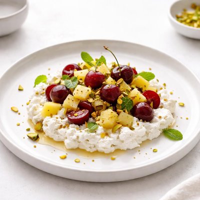 Image of Pineapple Cherry Cottage Cheese Salad