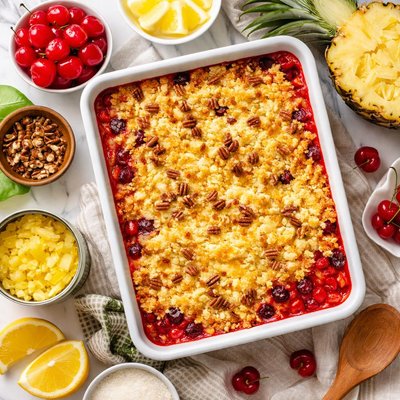 Image of Pineapple Cherry Dump Cake