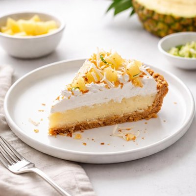 Image of Pineapple Coconut Cream Dream Pie