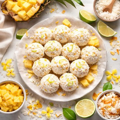 Image of Pineapple Coconut Snowballs