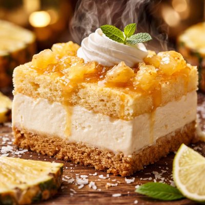 Image of Pineapple Cream Cheese Cake