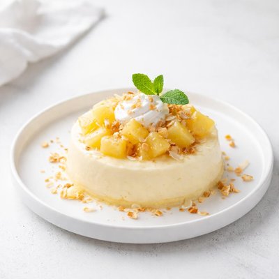 Image of Pineapple Cream Cheese Pudding No Sugar Added
