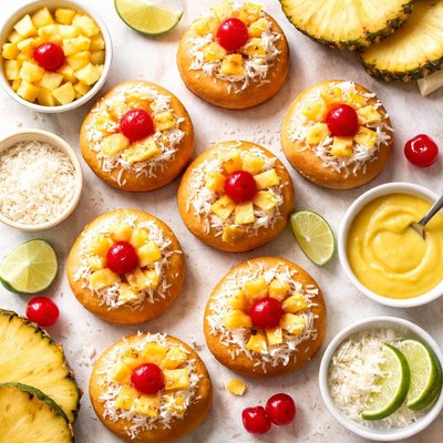 Image of Pineapple Drop Doughnuts
