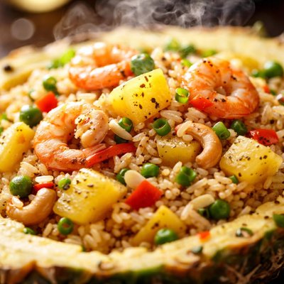 Image of Vegan Pineapple Fried Rice