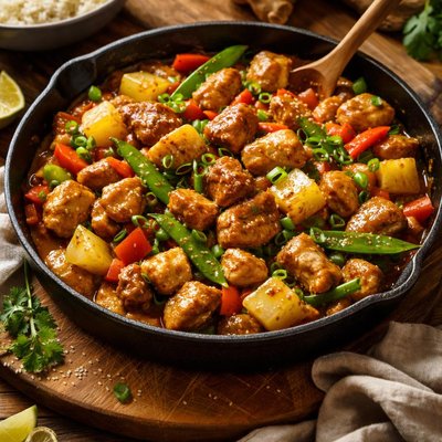 Image of Pineapple Ginger Chicken Stir Fry
