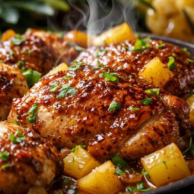 Image of Pineapple Glazed Chicken
