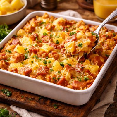 Image of Pineapple Ham Brunch Bake