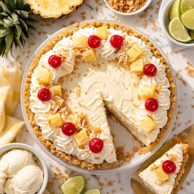 Image of Pineapple Ice Cream Pie