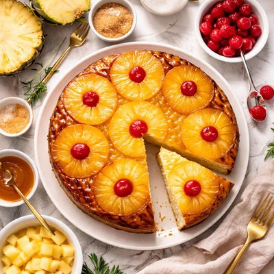Image of Pineapple Inside Out Cake
