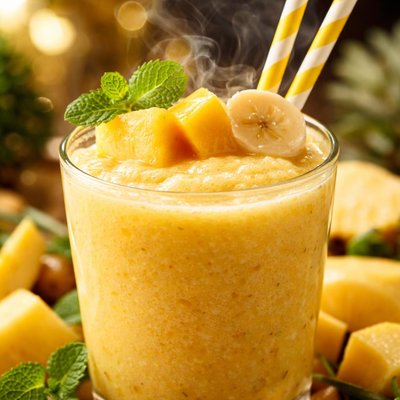 Image of Pineapple Mango and Banana Smoothie
